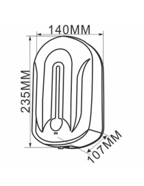 Automatický dávkovač tekutého mýdla a dezinfekčních prostředků 1,1l POP