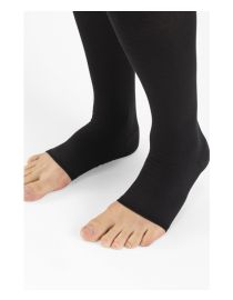 Zdravotnické otevřené prstové punčochy AT (1 pár) s bavlnou, třída 2 (23-32 mmHg - K2)