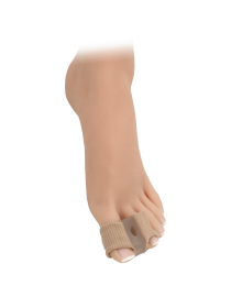 Korektor hallux valgus s návlekem na prst a palec - textilní 2ks
