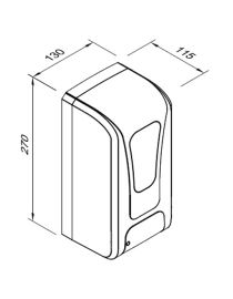 Automatický bezdotykový dávkovač pěnového mýdla MED