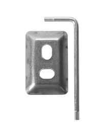 Černý držák na toaletní papír