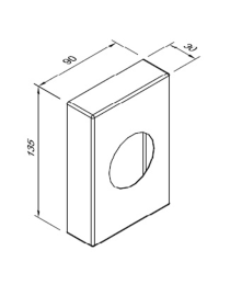 Dávkovač hygienických sáčků z nerezavějící oceli
