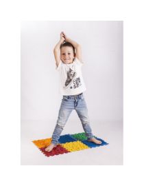 Masážní ortopedická podložka Puzzle Mix 6 prvků