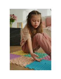 Masážní podložka Puzzle Mix Pastel 6 prvků