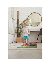 Masážní ortopedická podložka Puzzle "Mix" 8 prvků