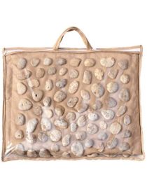Masážní podložka s přírodními kamínky Ortek SOFT 74x44cm
