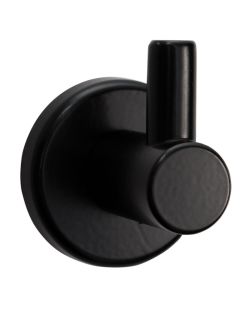 Jednoduchý věšák "nosorožec" nerez matná černá