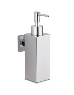 Nástěnný čtvercový dávkovač mýdla Sydney Chrome