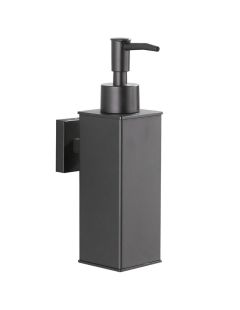 Nástěnný čtvercový dávkovač mýdla Sydney Black
