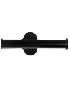 Černý držák na toaletní papír