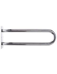 Pevné zakřivené madlo pro osoby se zdravotním postižením 600 mm z leštěné nerezavějící oceli