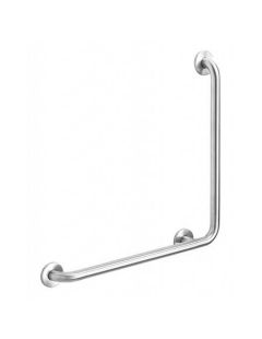 Levé madlo pro tělesně postižené s úhlem 90°, lesklý nerez 7/5