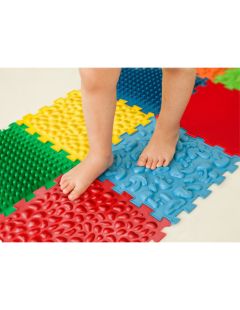 Masážní ortopedická podložka Puzzle Mix 10 prvků