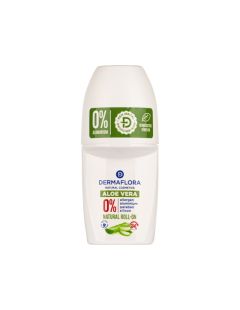 Dermaflora 0% roll-on deodorant 50 ml aloe vera