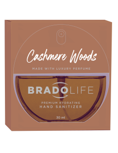 Bradolife Prémiový hydratační dezinfekční prostředek na ruce 30 ml Cashmere Woods