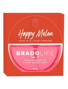 Bradolife Prémiový hydratační dezinfekční prostředek na ruce 30 ml Happy Melon