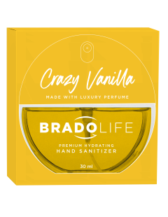 Bradolife Prémiový hydratační dezinfekční prostředek na ruce 30 ml Crazy Vanilla