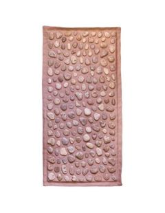 Masážní podložka s přírodními kamínky Ortek SOFT 93x44cm