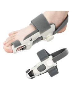 Nastavitelná bandáž na hallux valgus s pružinovým mechanismem a gelovou výstelkou