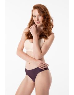 Bezešvé kalhotky DARK PLUM - simple brasil