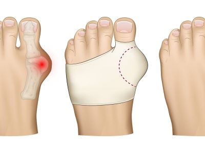 Bandáže na hallux: měkká ochrana palce, pohodlí při chůzi a menší tlak v obuvi