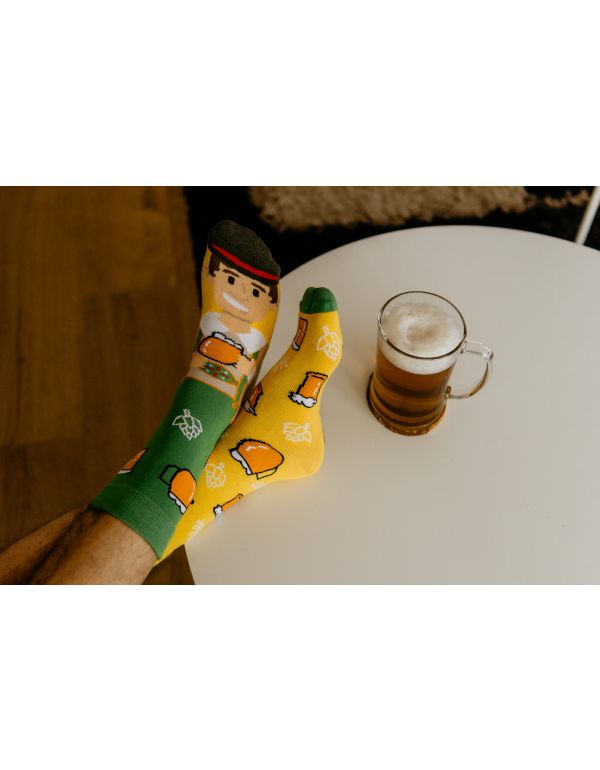Veselé ponožky Pivař