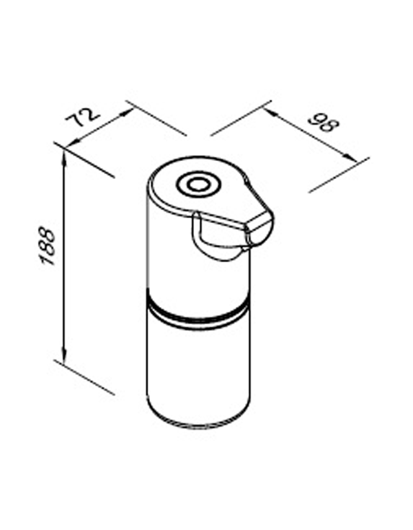 Automatický dávkovač dezinfekčních prostředků 350 ml