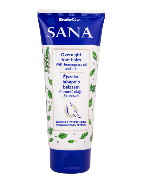 Sana noční balzám na nohy s olejem z citrónové trávy a močovinou 100 ml