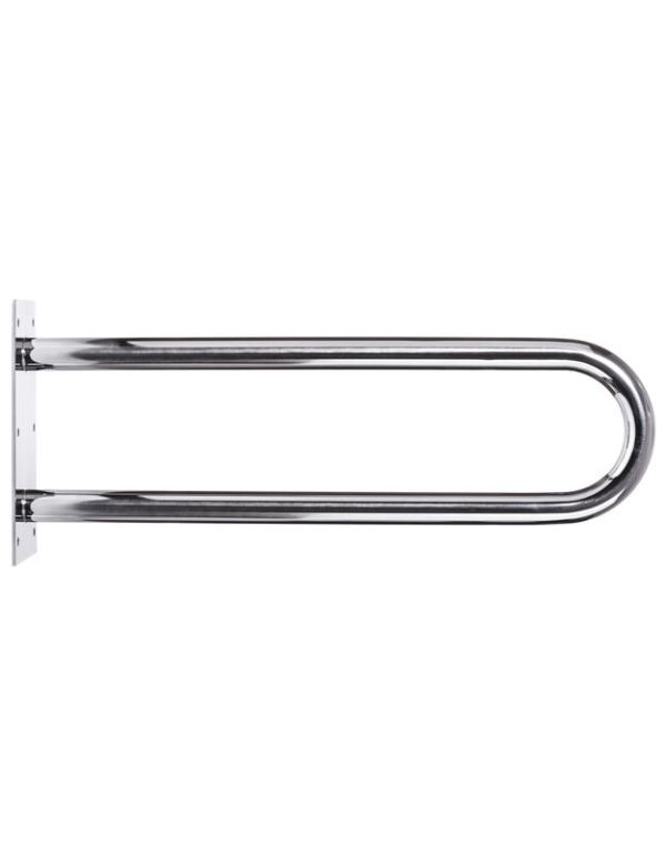 Pevné zakřivené madlo pro invalidy 500 mm matná nerezavějící ocel