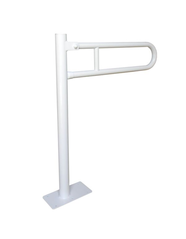 Madlo pro invalidy 700 mm z bílé oceli