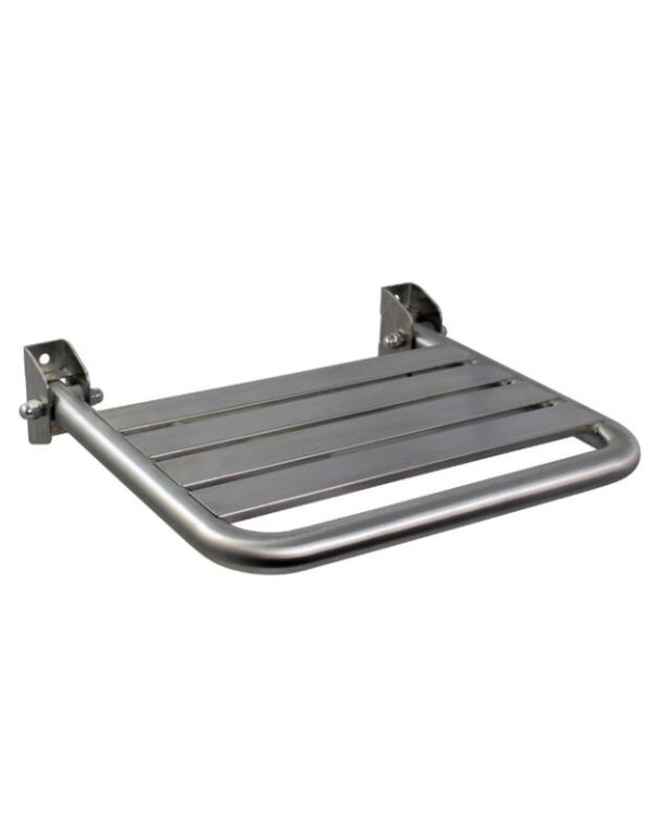 Skládací sprchové sedátko z matné nerezavějící oceli