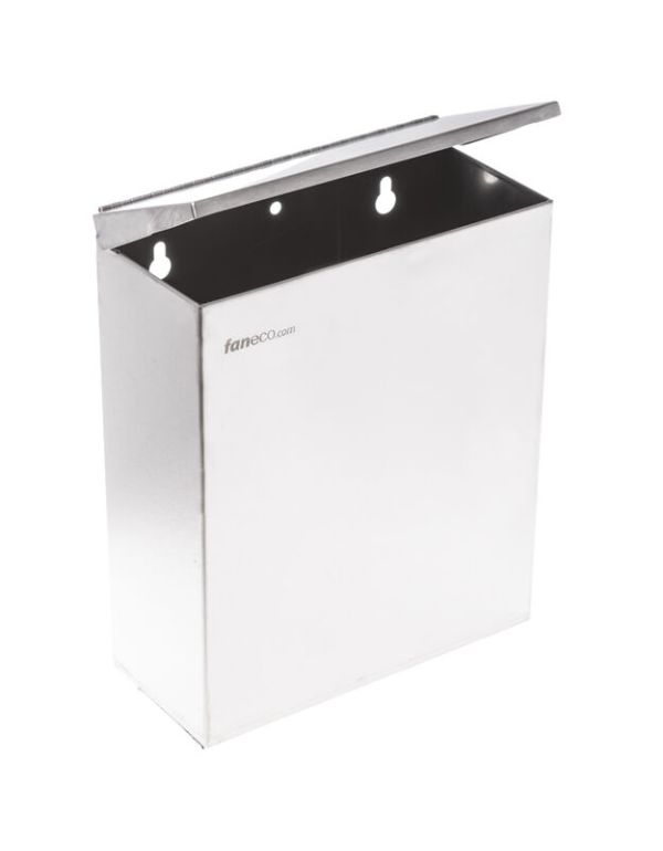 Nástěnný sanitární odpadkový koš 7 l matná nerezavějící ocel