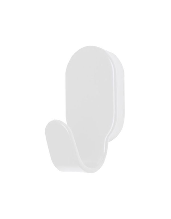 Jednoduchý koupelnový háček HIT bílý