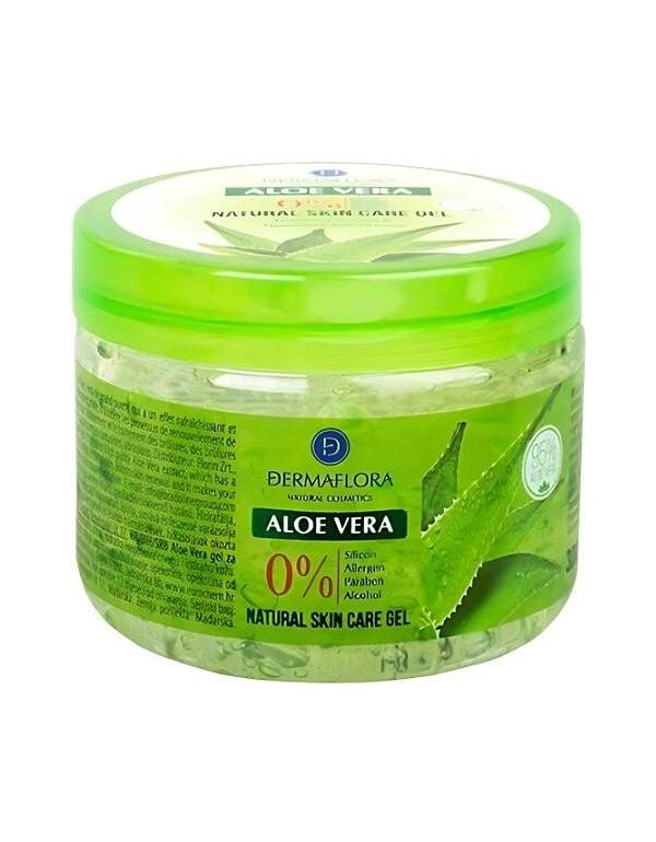 Dermaflora 0% aloe vera gel pro péči o pleť 300 ml