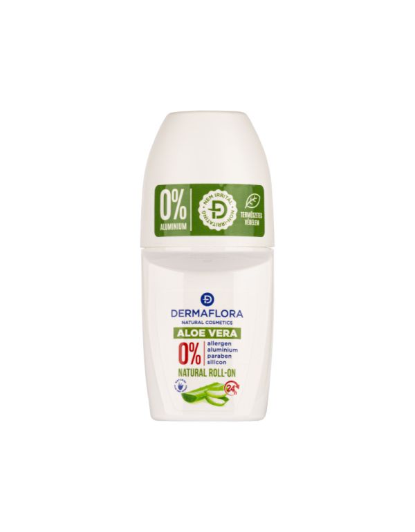 Dermaflora 0% roll-on deodorant 50 ml aloe vera