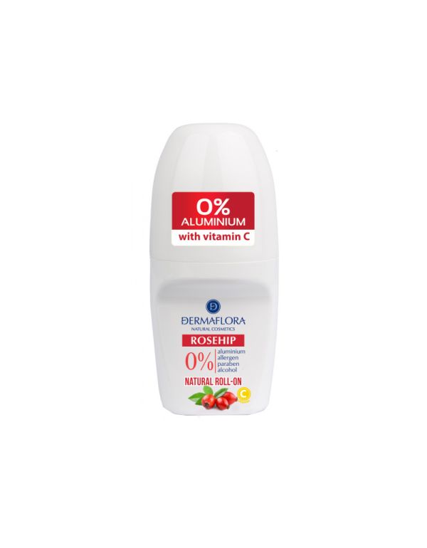 Dermaflora 0% roll-on deodorant 50ml se šipkou
