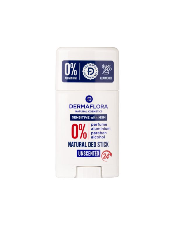 Dermaflora 0% gelový deodorant 50 ml bez vůně pro citlivou pokožku