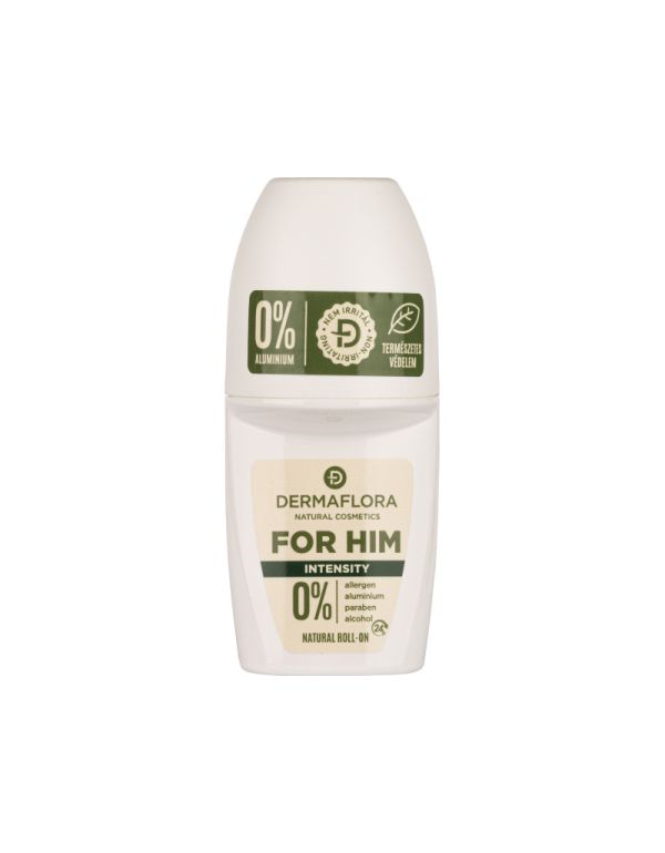Dermaflora 0% roll-on deodorant pro muže 50 ml Intensity