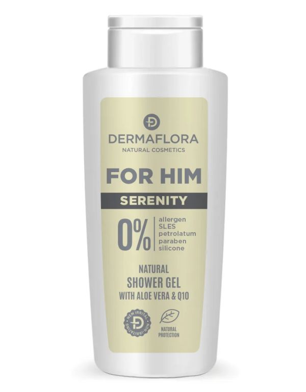 Dermaflora 0% sprchový gel pro muže 500 ml Serenity