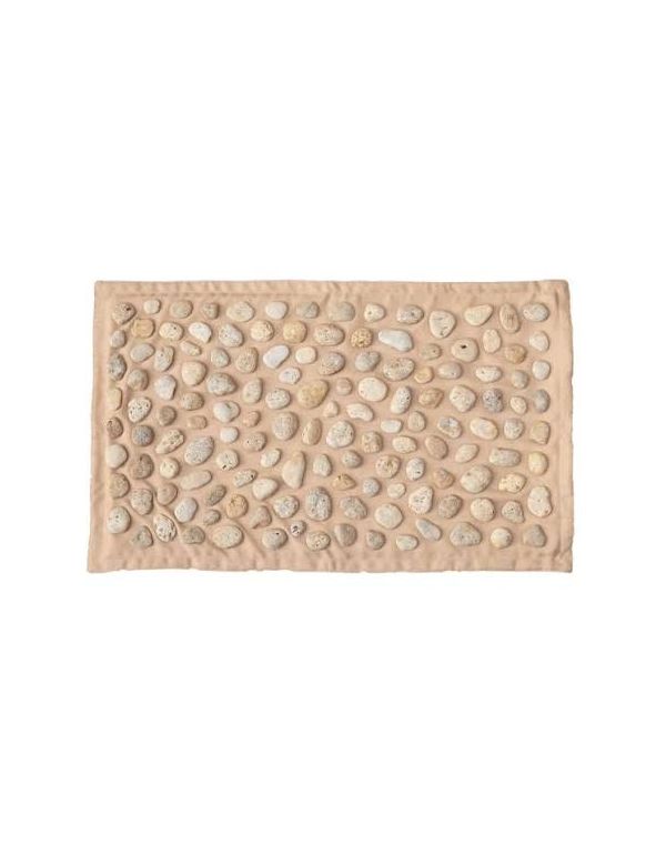 Masážní podložka s přírodními kamínky Ortek SOFT 74x44cm