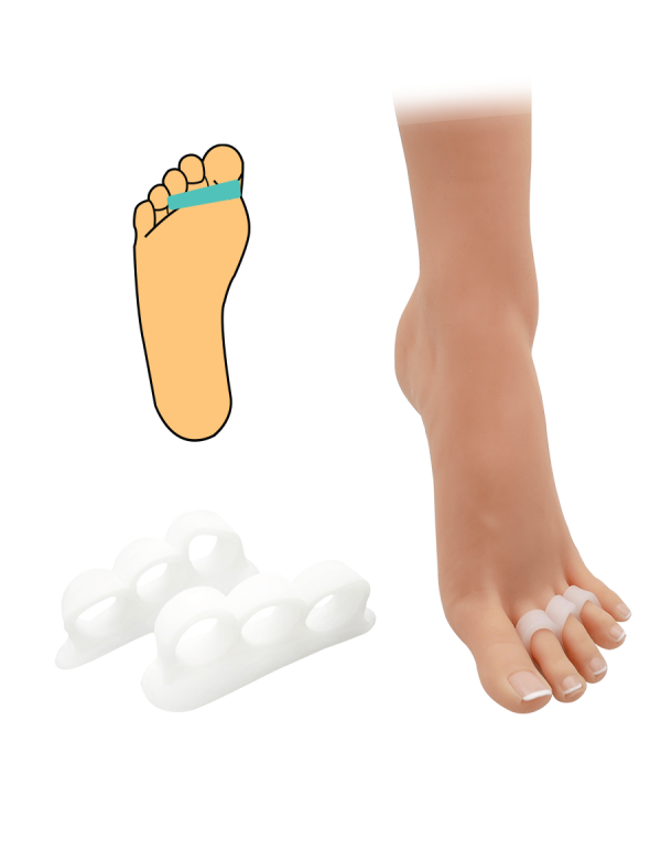 Separátor prstů Gel - 2ks