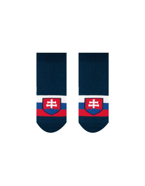 Veselé ponožky Slovensko - kotníkové