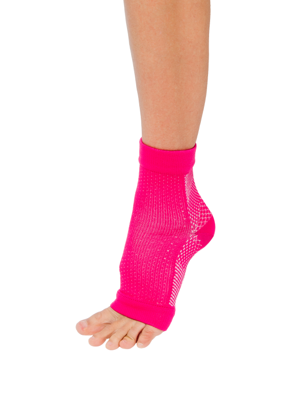 Kompresní kotníková bandáž s otevřenou špičkou