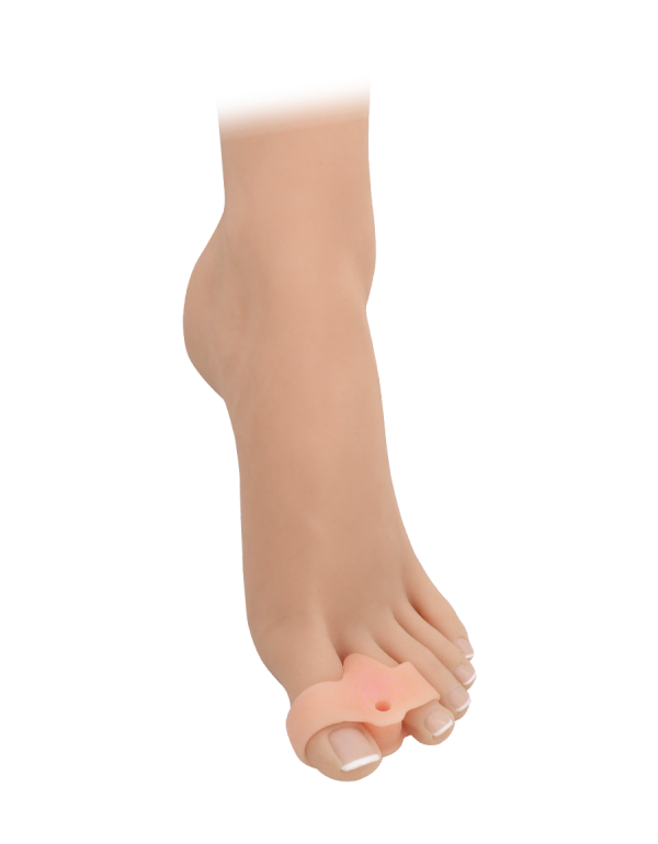 Korektor hallux valgus s návlekem na prst a palec - tělový