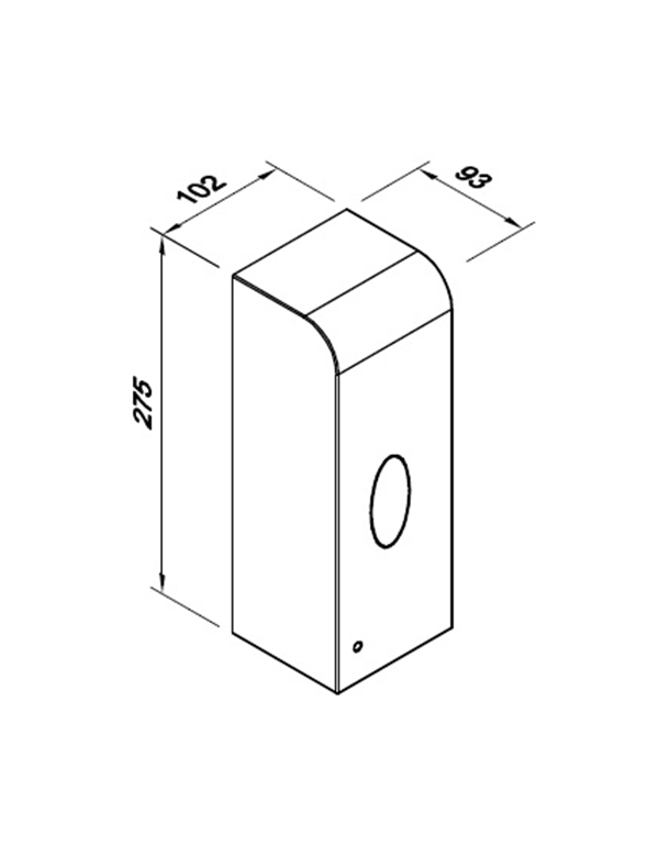 Automatický bezdotykový dávkovač tekutého mýdla a dezinfekčních prostředků 1 l LAB