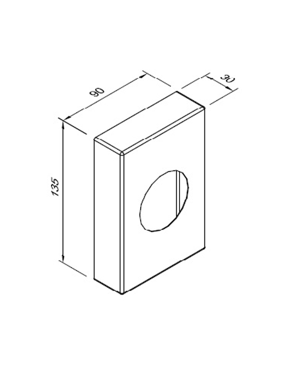 Dávkovač hygienických sáčků z nerezavějící oceli