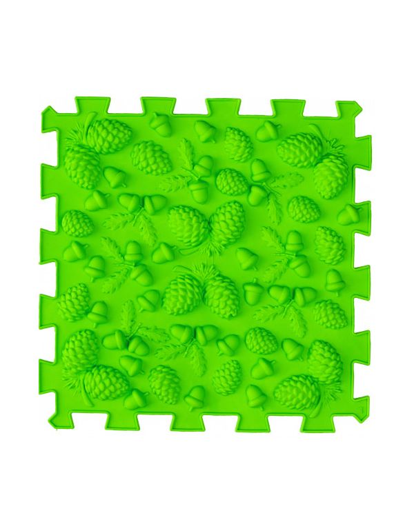 Masážní ortopedická podložka Puzzle Mix 10 prvků