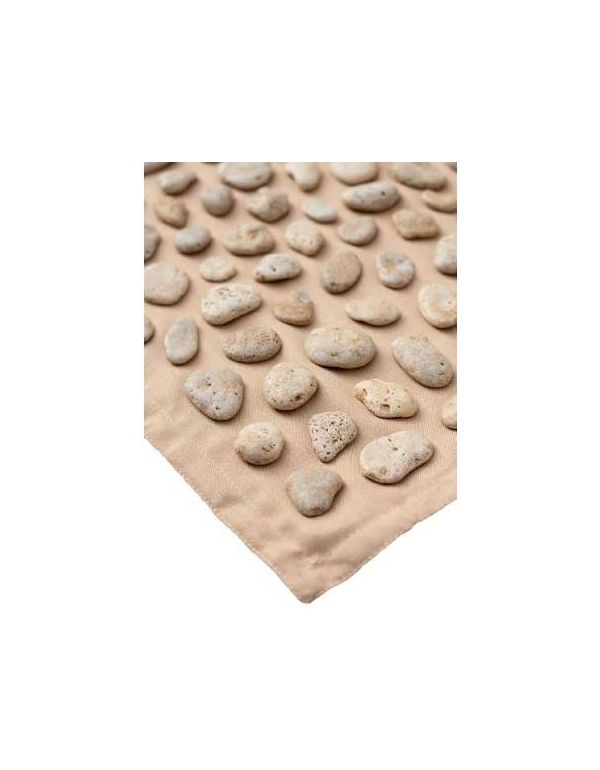 Masážní podložka s přírodními kamínky Ortek SOFT 74x44cm