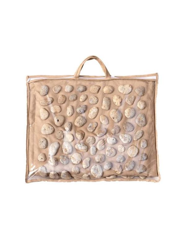 Masážní podložka s přírodními kamínky Ortek SOFT 74x44cm