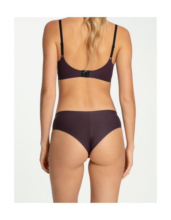 Bezešvé kalhotky DARK PLUM - simple brasil